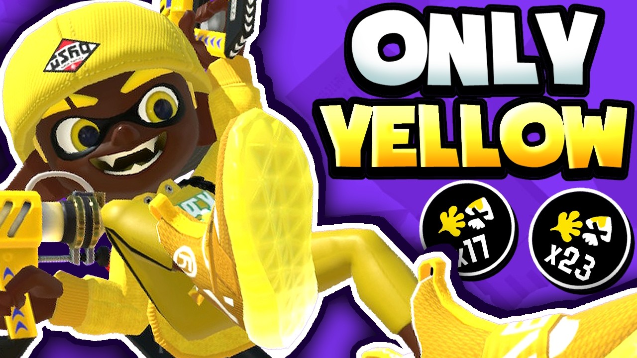 Using only ONE COLOR in Splatoon 3