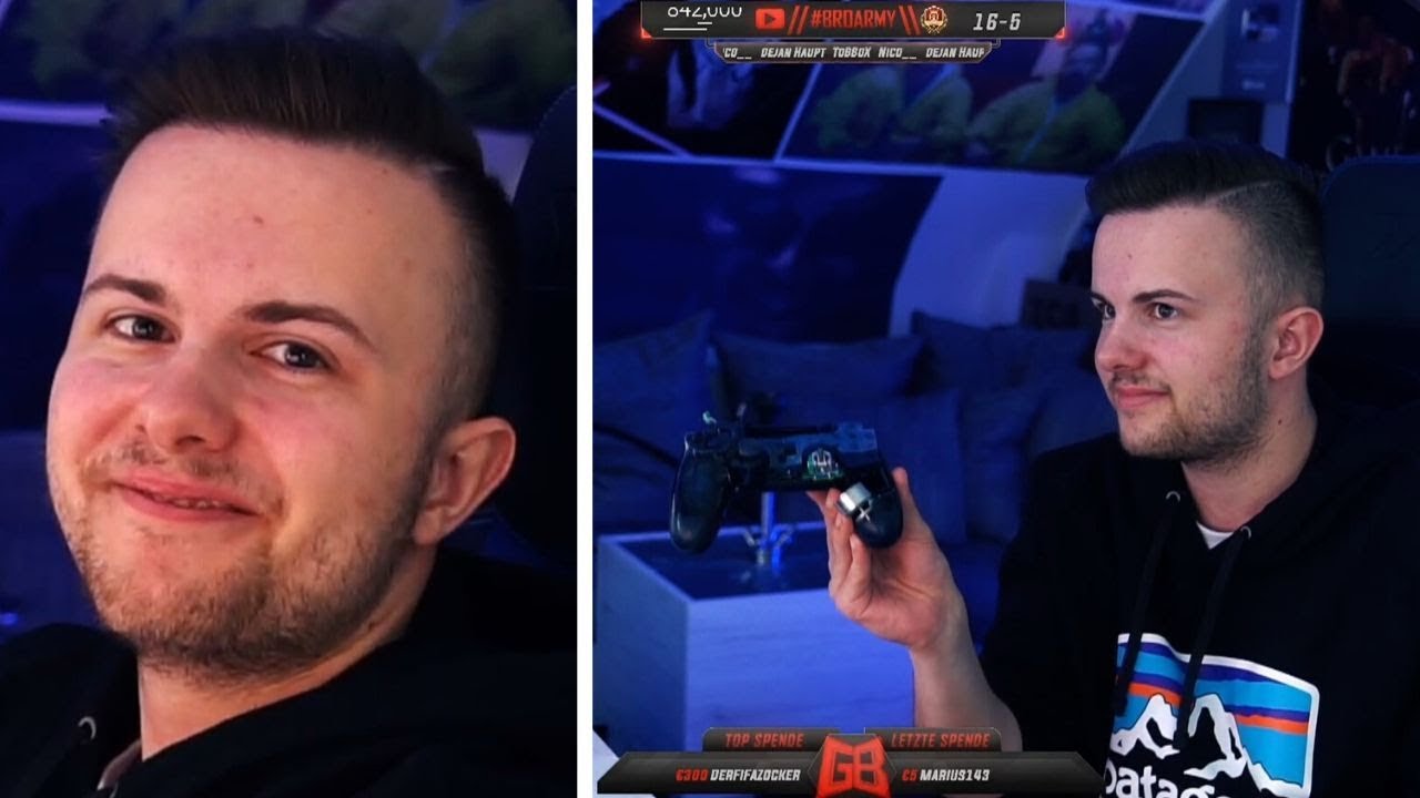2 CONTROLLER zerstört 😂 DIE GESCHICHTE zum 16-5  😂😂 | GamerBrother Stream Highlights