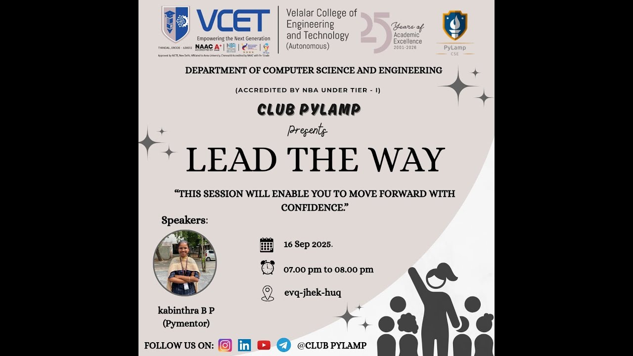 Lead The Way | Ms. Kabinthra B. P | AI is transforming the field of data analytics