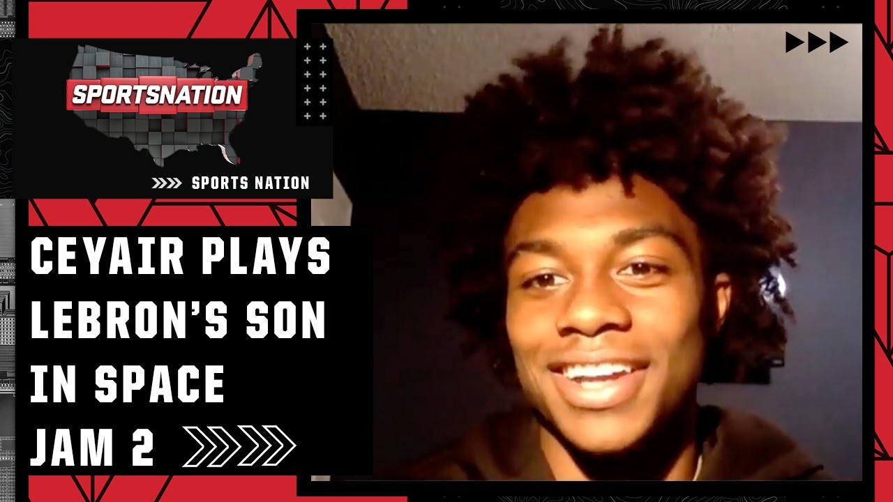 Ceyair Wright on starring as LeBron&rsquo;s son in Space Jam: A New Legacy | SportsNation