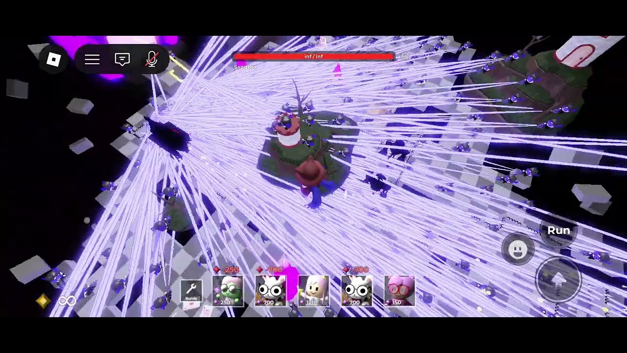 Doing random things in Tower heroes sandbox mode