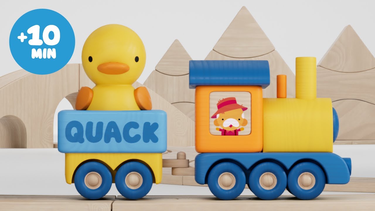 All Aboard the Train! 🚂 | Train Songs & Games for Kids | Pim Pam Pino