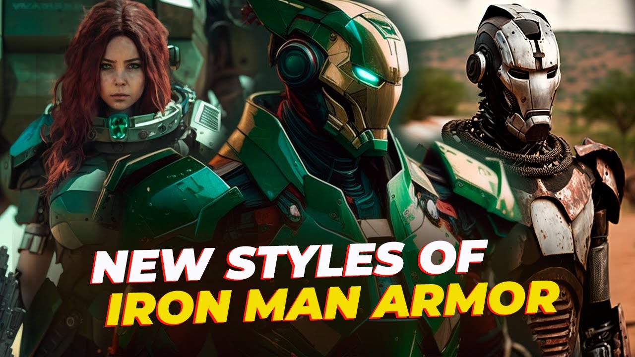 IRON MAN ARMOR IN DIFFERENT STYLES || PART 2 || AI Art + photoshop