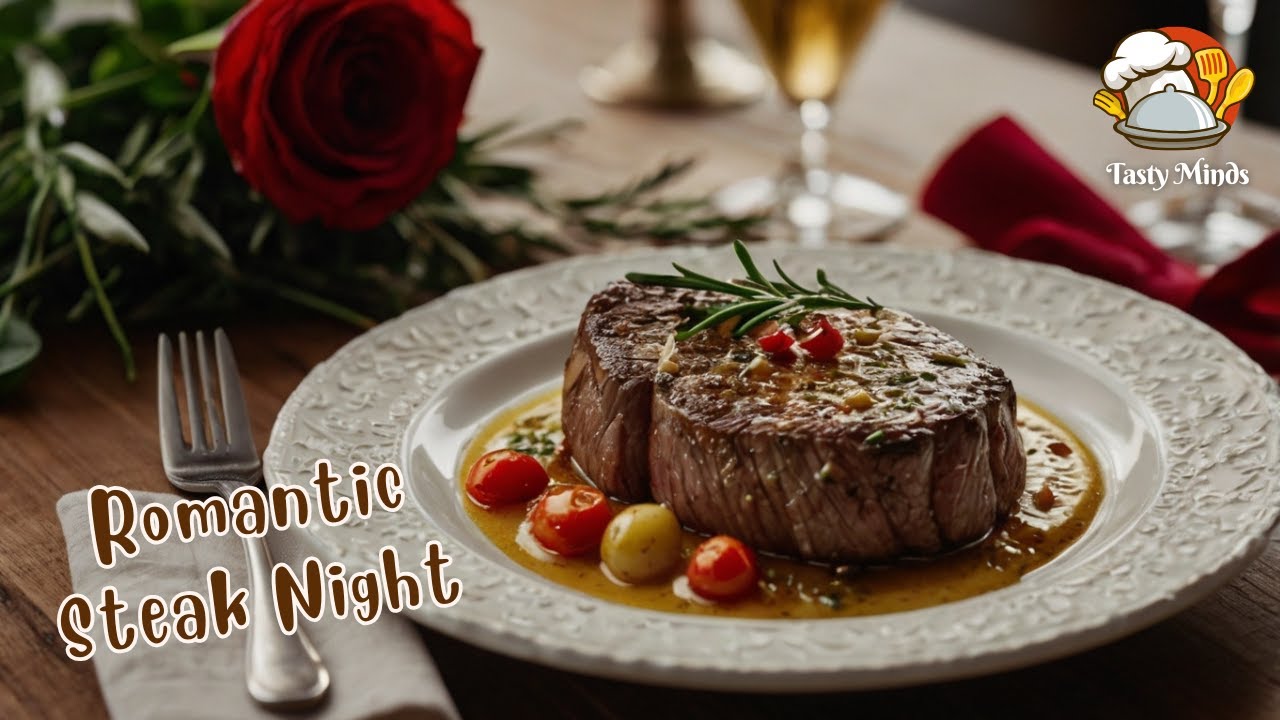 Promise Day Special Steak Dinner | Juicy Garlic Butter Steak for Two!