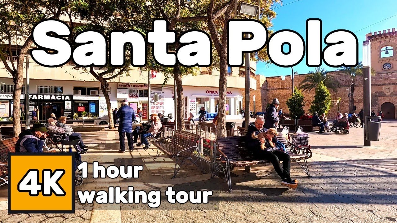 Santa Pola at Christmas Time | Alicante,  Spain 4K Walking Tour Beyond Tourist Spots