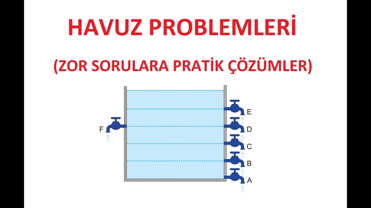 Zor Havuz Problemleri - Pratik çözümler-9.sınıf işçi havuz problemleri