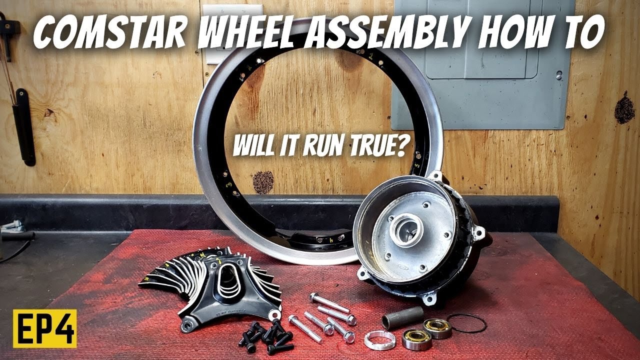 CX500 Scrambler Custom Wheel Build! / Comstar Wheel Assembly How To