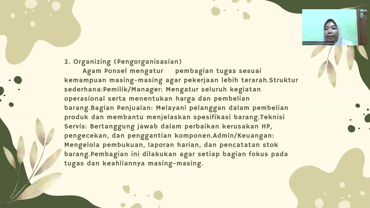 Presentasi Pengetahuan Bisnis 
