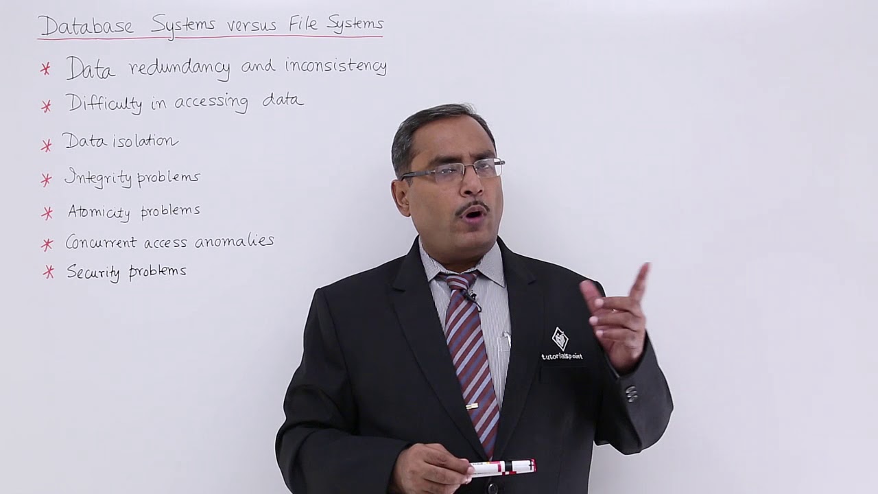 DBMS - Database System Versus File System