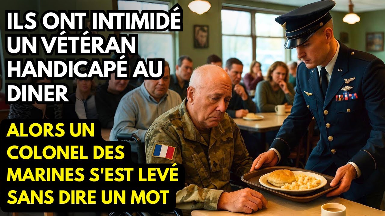 Ils ont intimidé un vétéran handicapé au restaurant, puis un colonel s’est levé sans un mot