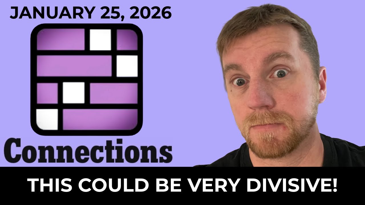 The same ol’ song and dance | Connections #959 (Jan 25th 2026)