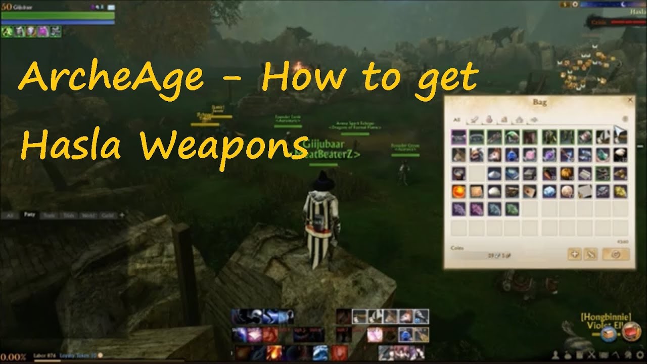 ArcheAge - How to make Hasla Weapons