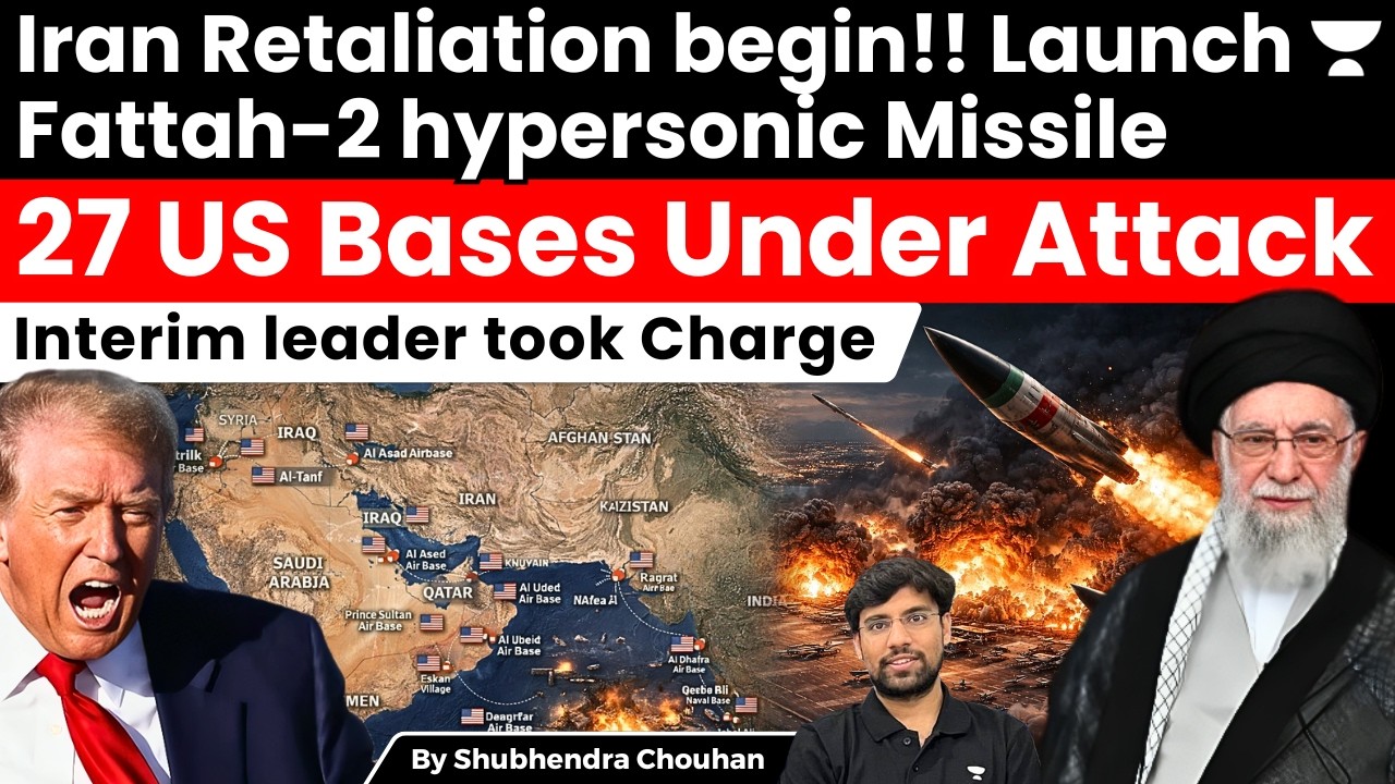 Iran Retaliates with Hypersonic Missile Strikes on US Bases | Middle East War Escalate