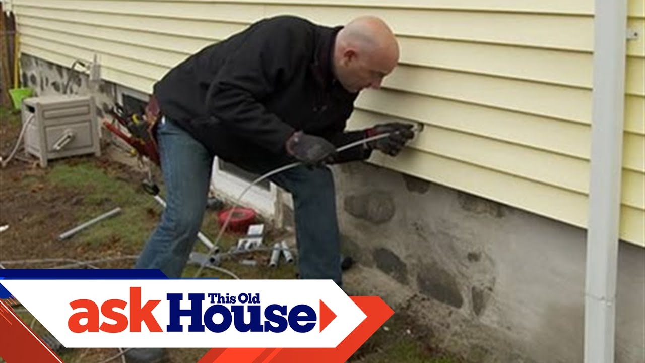 Как проложить подземную проводку в гараж | Ask This Old House