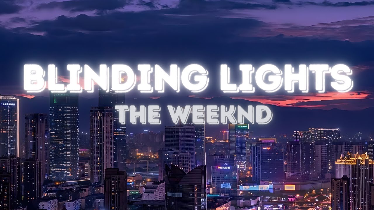 The Weeknd - Blinding Lights (SLOWED + REVERB + LYRICS)