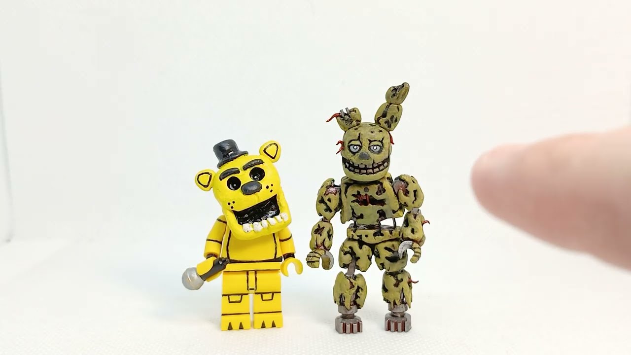 Ретроспектива минифигурок Lego Five Nights at Freddy's