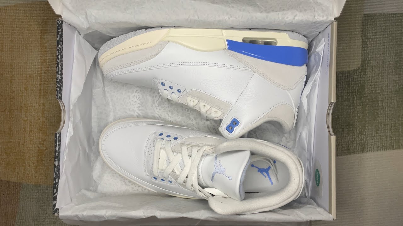 Air Jordan 3 Retro &ldquo;Lucky Shorts&rdquo; Unboxing Video