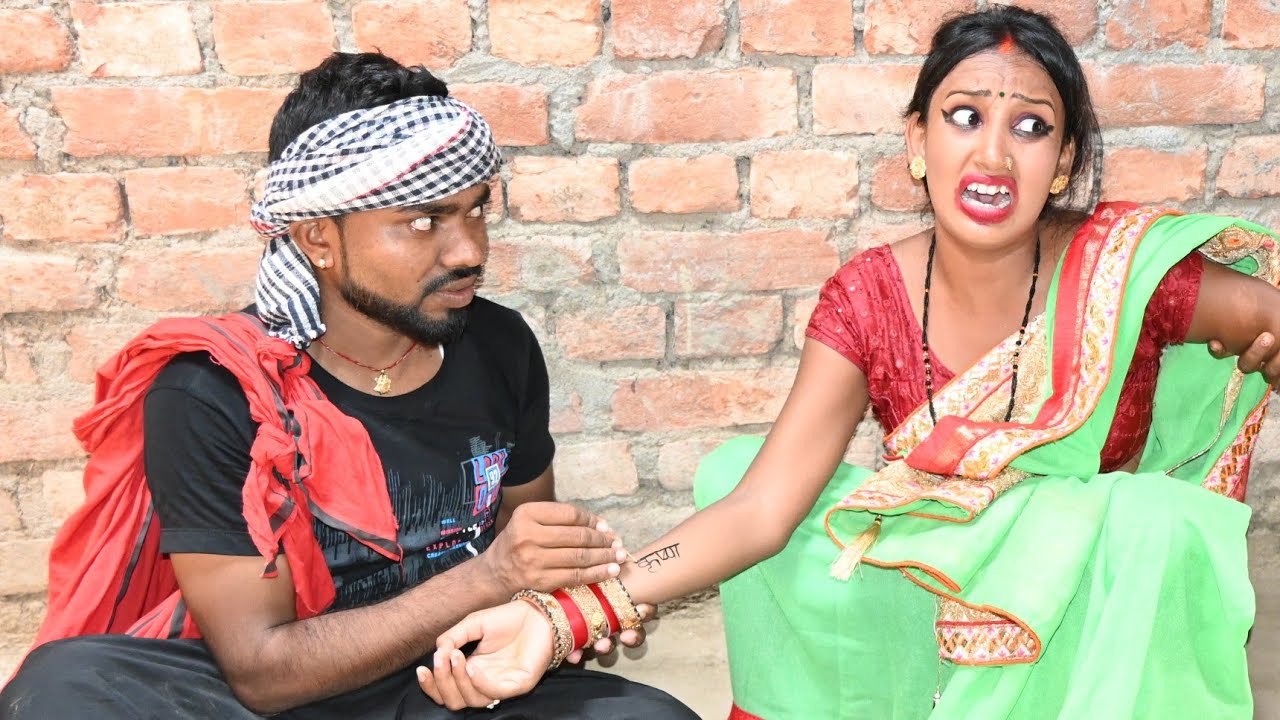 गोदना गोदने वाले ने पागल औरत के पागलपन का भरपुर फायदा उठाया//Bhojpuri comedy