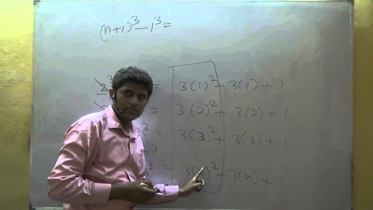 Class 11 Maths CBSE Some Special Series 01