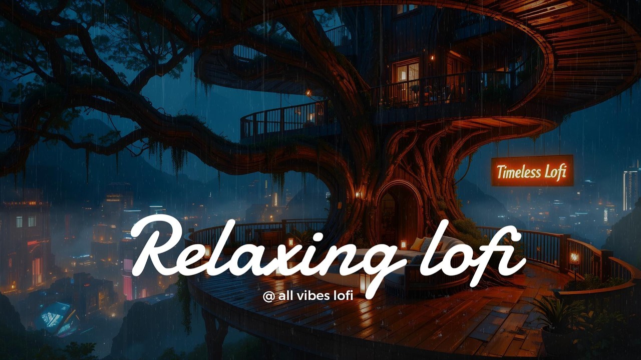 LIVE 🔴 Lofi Beats | Chill • Relax • Focus - Calm Rainy Ambience