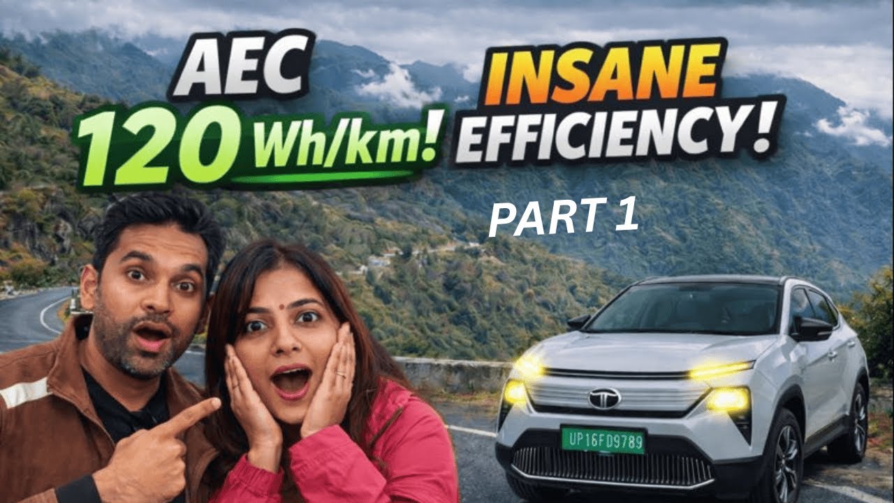 Ep 8 | Part 1- 600 km ki range?? | Tata Harrier EV QWD | Trimbakeshwar to Statue Of Unity