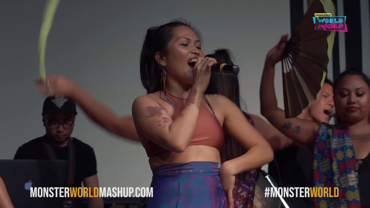 HanHan performs World Gong Crazy at #MonsterWorld Mashup 2018