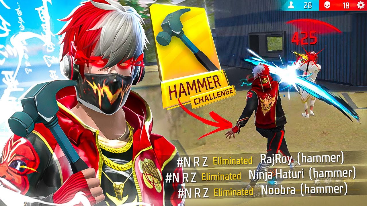 ONLY HAMMER CHALLENGE 😱 NRZ