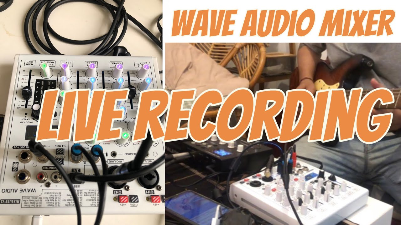 Tutorial Live Recording Menggunakan Mixer Audio Wave #mixeraudio #wave #liverecording