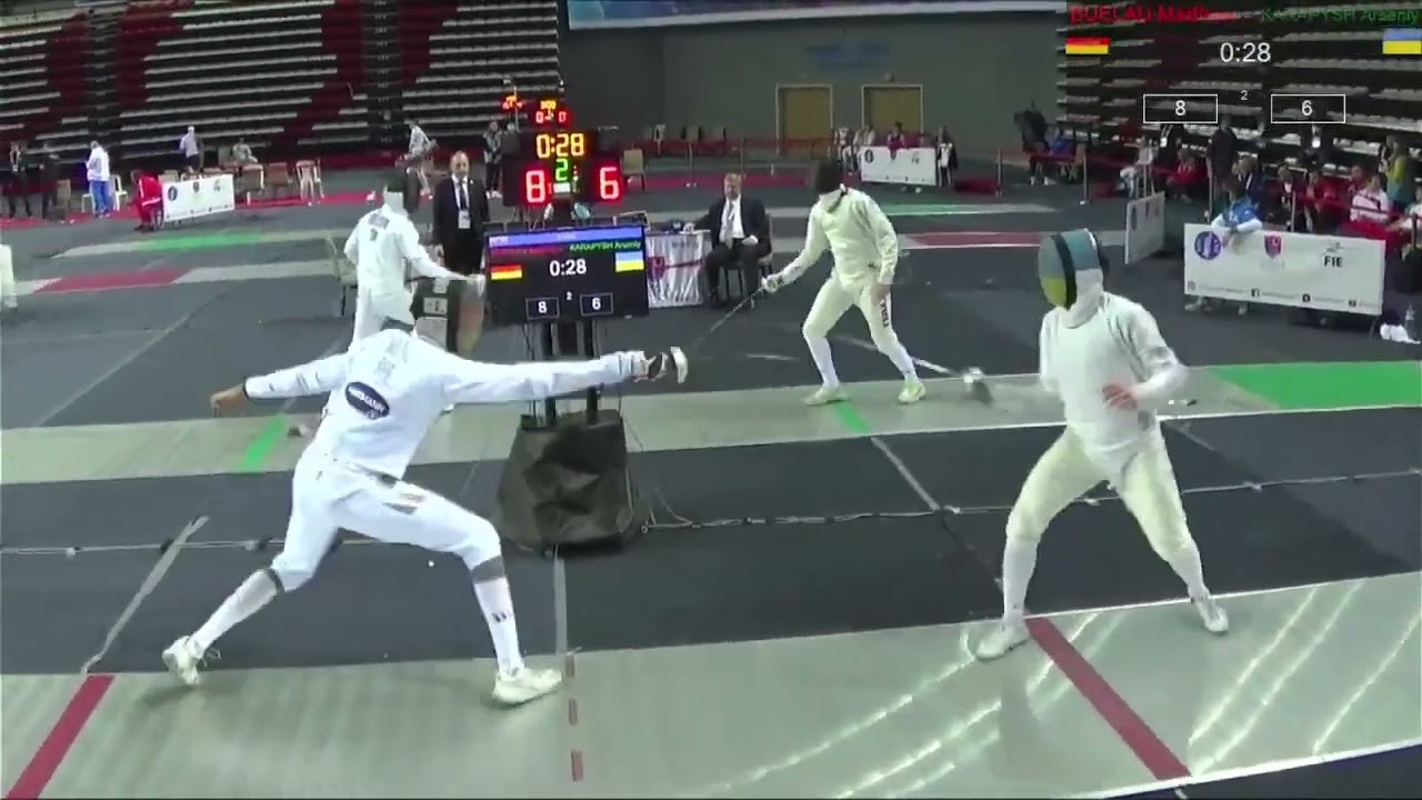 Euro Champs 2025 JME - L16 - Matthew Buelau GER v Arseniy Karapysh UKR