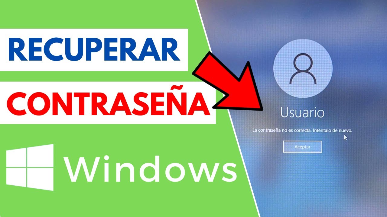 RECUPERAR Contraseña de Windows 8, 10 y 11 | CON USB | Eliminar CLAVE de INICIO de SESION