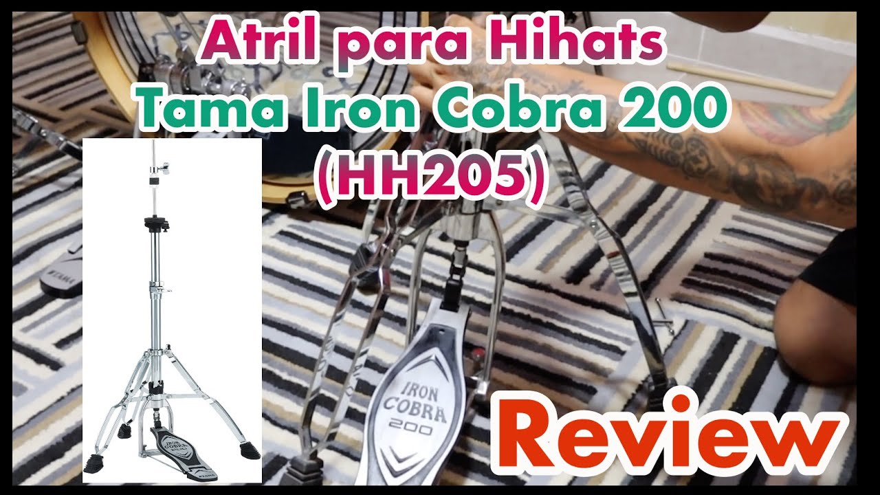 Review Atril para Hihats Tama Iron Cobra 200 (HH205) || Alvaro Aguilar