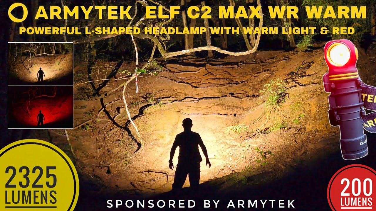 Обзор и сравнение луча ARMYTEK ELF C2 MAX WR Warm с Wizard C2 WR и Wizard C2 Pro MAX