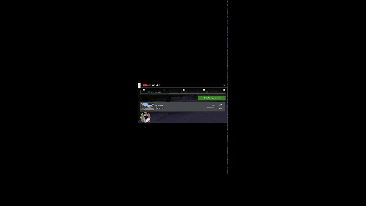 playing minecraft live with friends