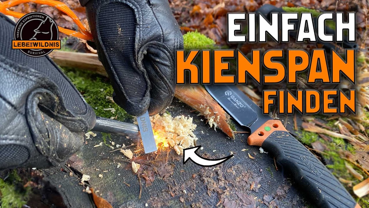 EINFACH KIENSPAN finden - Wo Du suchen musst⎢Feuer machen, Zunder, SurvivalTipps, OutdoorSkills