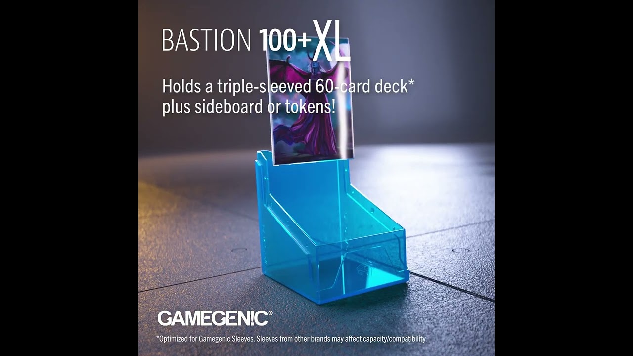 BASTION 100+ XL - Triple-sleeved 60-card deck
