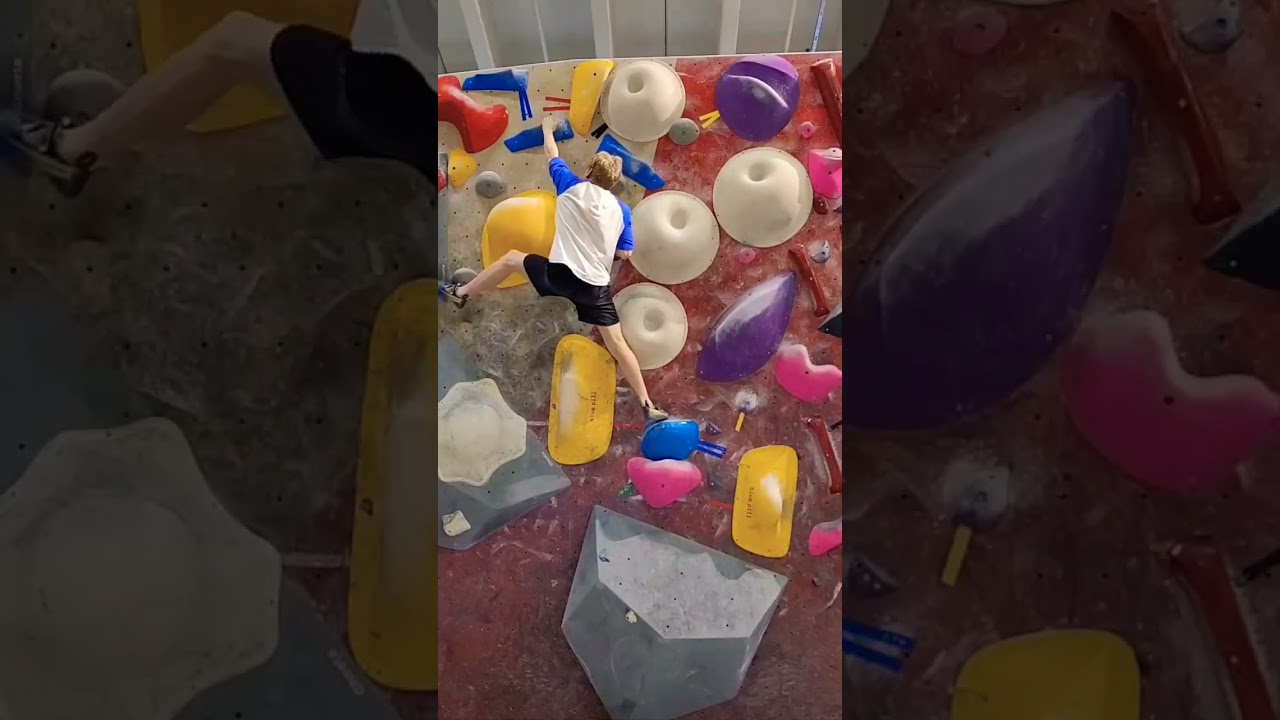 #indoorbouldering #rockclimbing #calisthenics #pullups