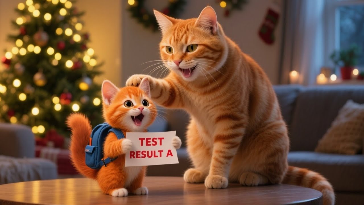 The Good Kitten and Mama Cat’s Surprise Christmas Gift I Mama Cat & Bonbon Adventures