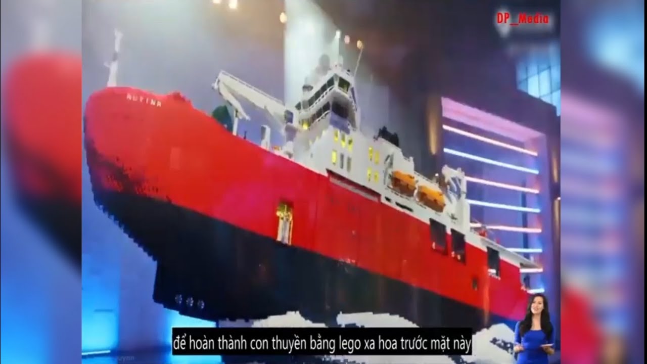 Bậc thầy lego, Gh&eacute;p Con T&agrave;u Từ 35 ngh&igrave;n mảnh Lego