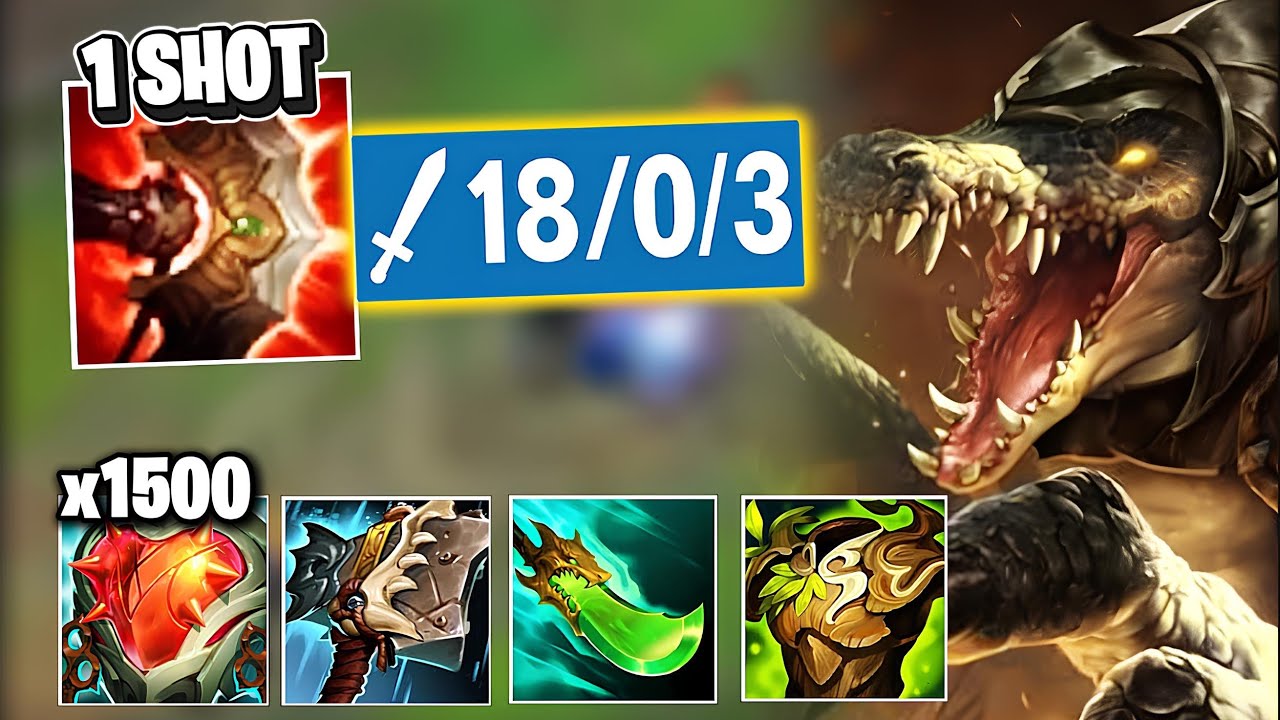 RENEKTON BUT I HAVE OVER 8K HP AND I LITERALLY DESTROY EVERYTHING! WILD RIFT (RUNES & BUILD)