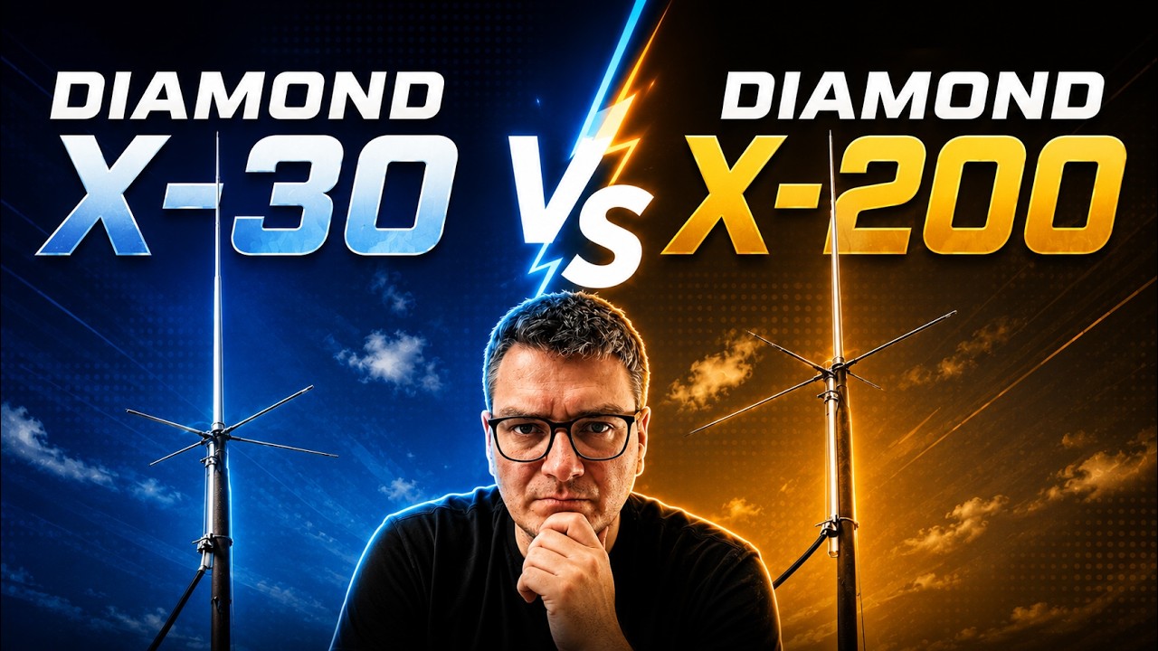 Diamond X-30 vs X-200 - Czy DŁUGA antena ZAWSZE jest lepsza? Test i Por&oacute;wnanie