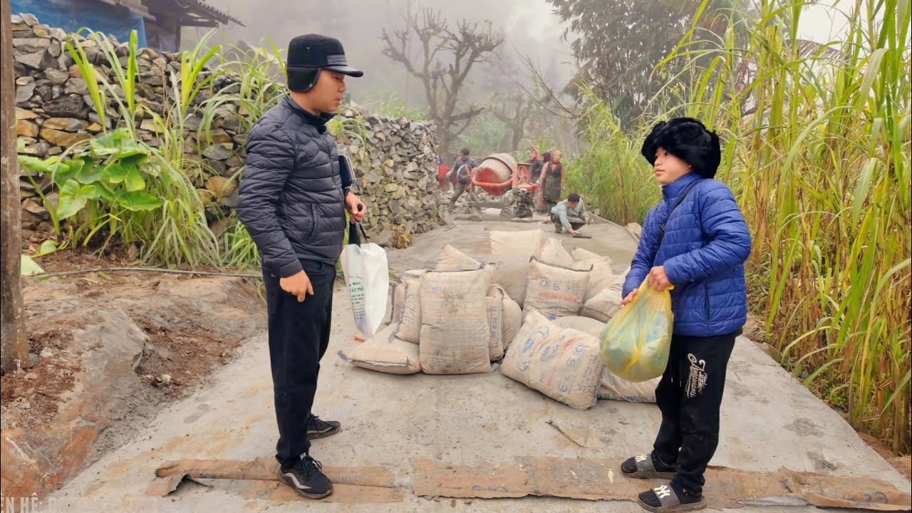 Đường 3M thôn Sảng Chải 3 tốc độ kịp Tết 2026 làm cơm nhà em Ly. Nguyễn Tất Thắng