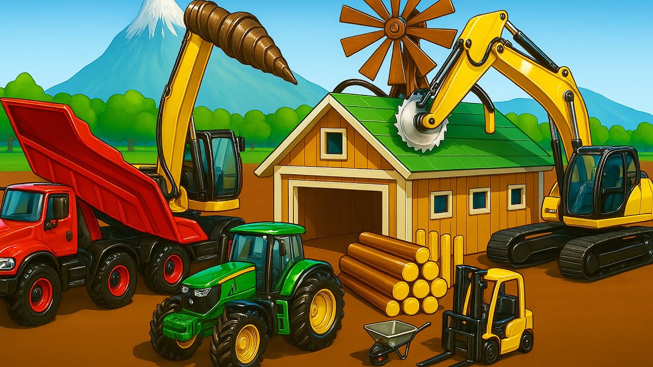 Saving a Dying Tree 🌳🚜 Desert to Forest Restoration | Realistic Farm Animation