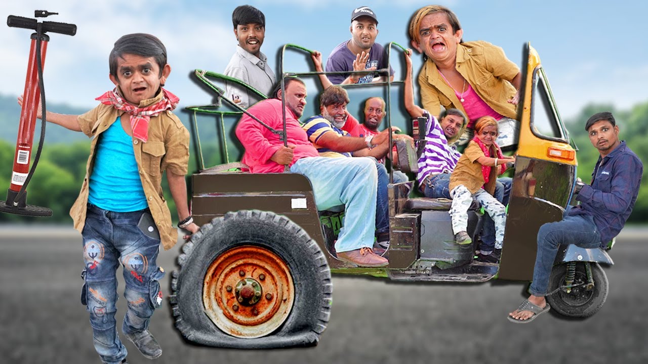 CHOTU KI PUNCTURE RIKSHA | छोटू की रिक्शा पंचर | 