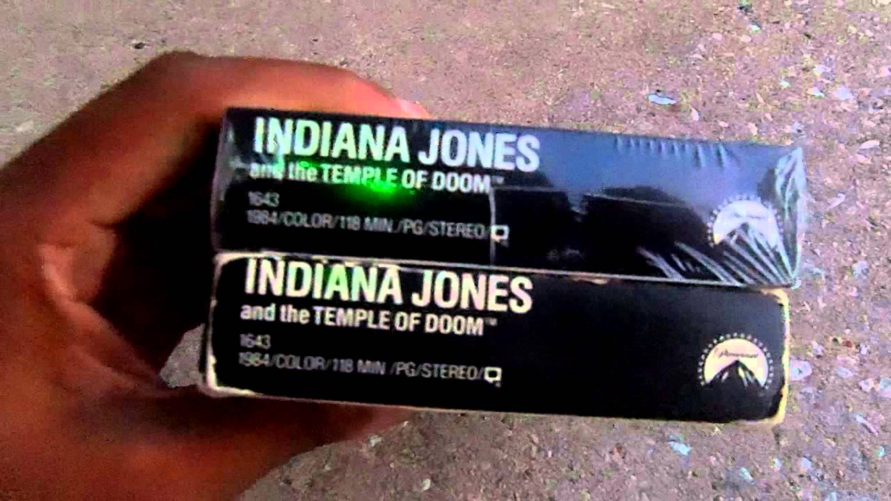 Two Different Version Of Indiana Jones And The Temple Of Doom VHS Review