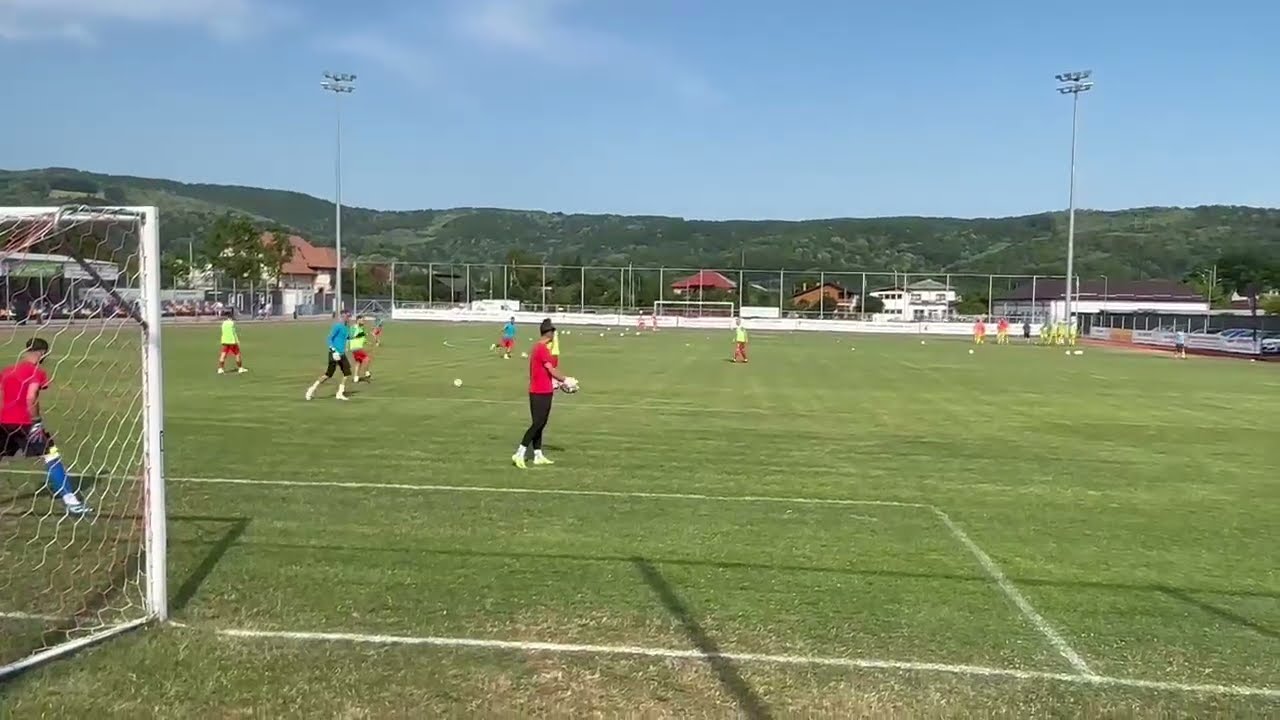 Stefan Cristian Georgescu goalkeeper 2001 🧤 Warmup. Petrolul Ploiesti vs Teleajanul 24.07.2025 ⚽ 🧤