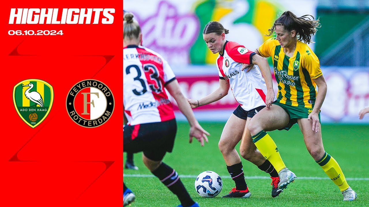 Highlights | ADO Den Haag - Feyenoord V1 | Azerion Vrouwen Eredivisie 2024-2025