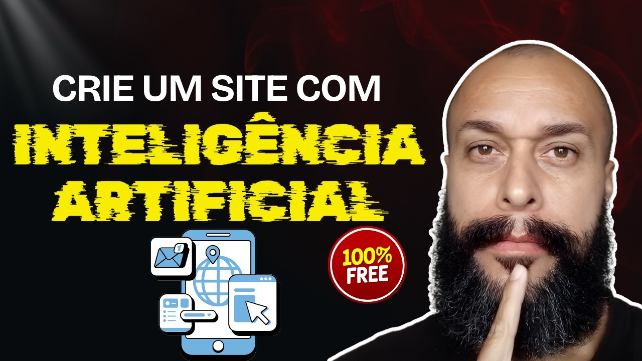 Crie Site Profissional com IA GRÁTIS em Minutos | Passo a Passo Completo (Sem Código)