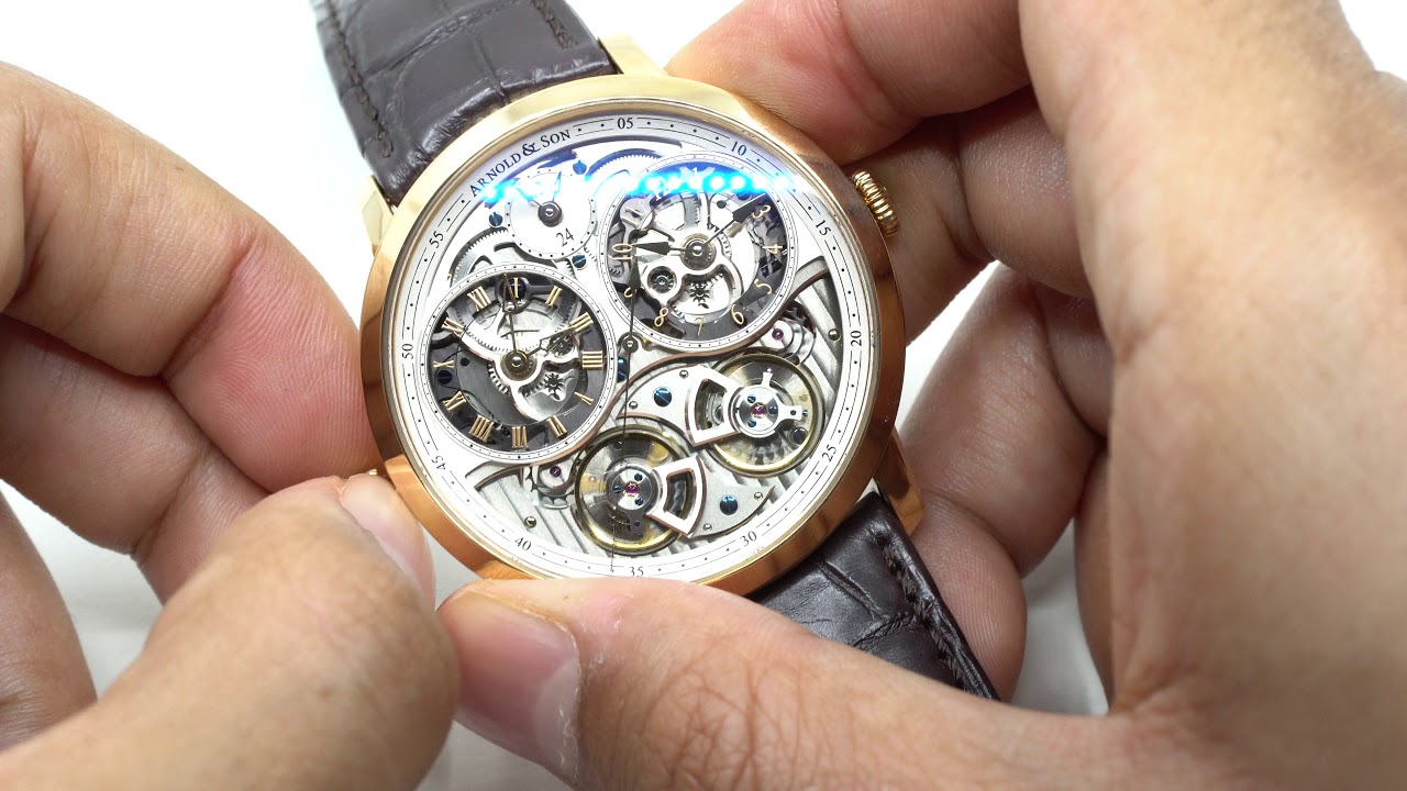 Arnold & Son (DBG Skeleton) ساعة ارنولد اند سون