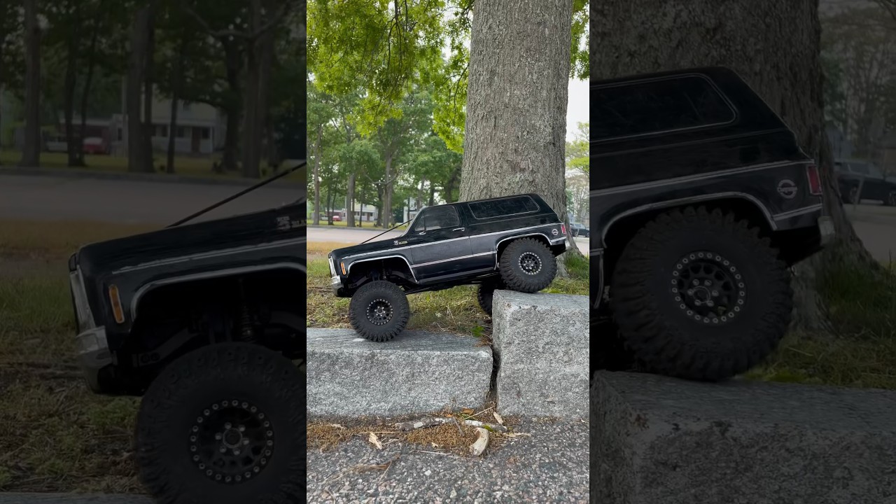 Traxxas trx4 Chevrolet k5 blazer rc crawler hobbywing fusion se 1200kv #rccar #traxxas #rccrawler