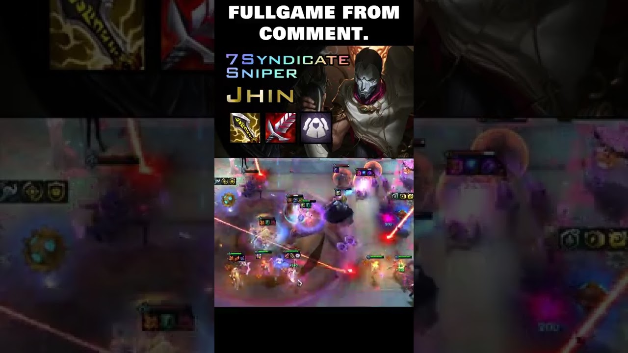 7Syndicate Sniper Jhin.EXE / TFT best comps - SET6.5 ranked meta